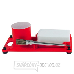 Plastový držák/dóza na štětec, pastu a kámen Plastový držák/dóza na štětec, pastu a kámen