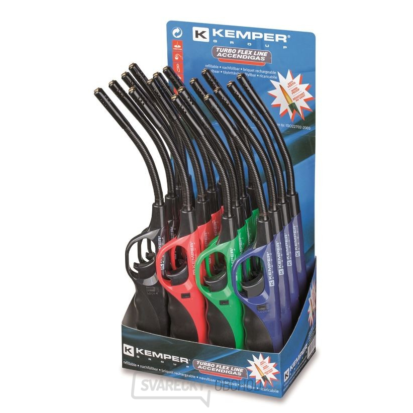 Zapalovač s ohebnou trubicí a odolným plamenem Zapalovač s ohebnou trubicí a odolným plamenem gallery main image