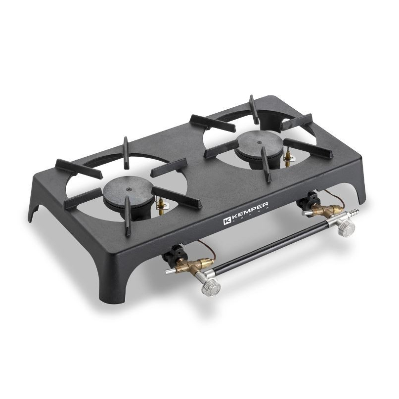 Litinový vařič 2 x 7,5 kW, regulace, piezo-zap 1049200V