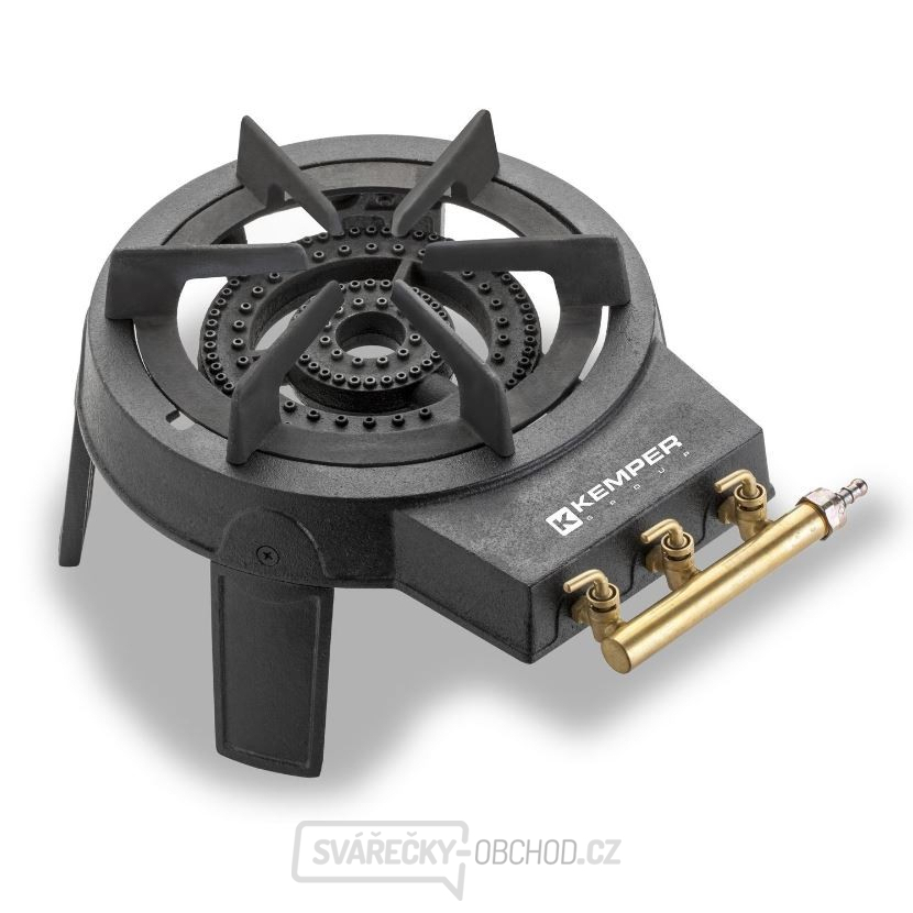 Litinový vařič 9 kW na 4 nožkách, PB 30 mbar gallery main image