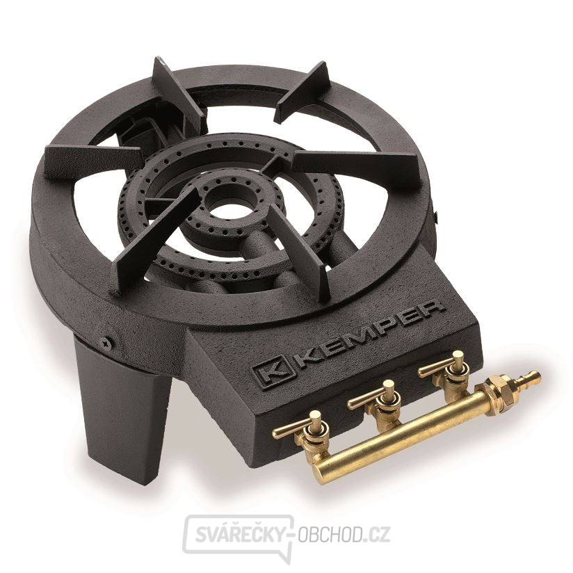 Litinový vařič 8,6 kW na 3 nožkách, PB 30 mbar gallery main image