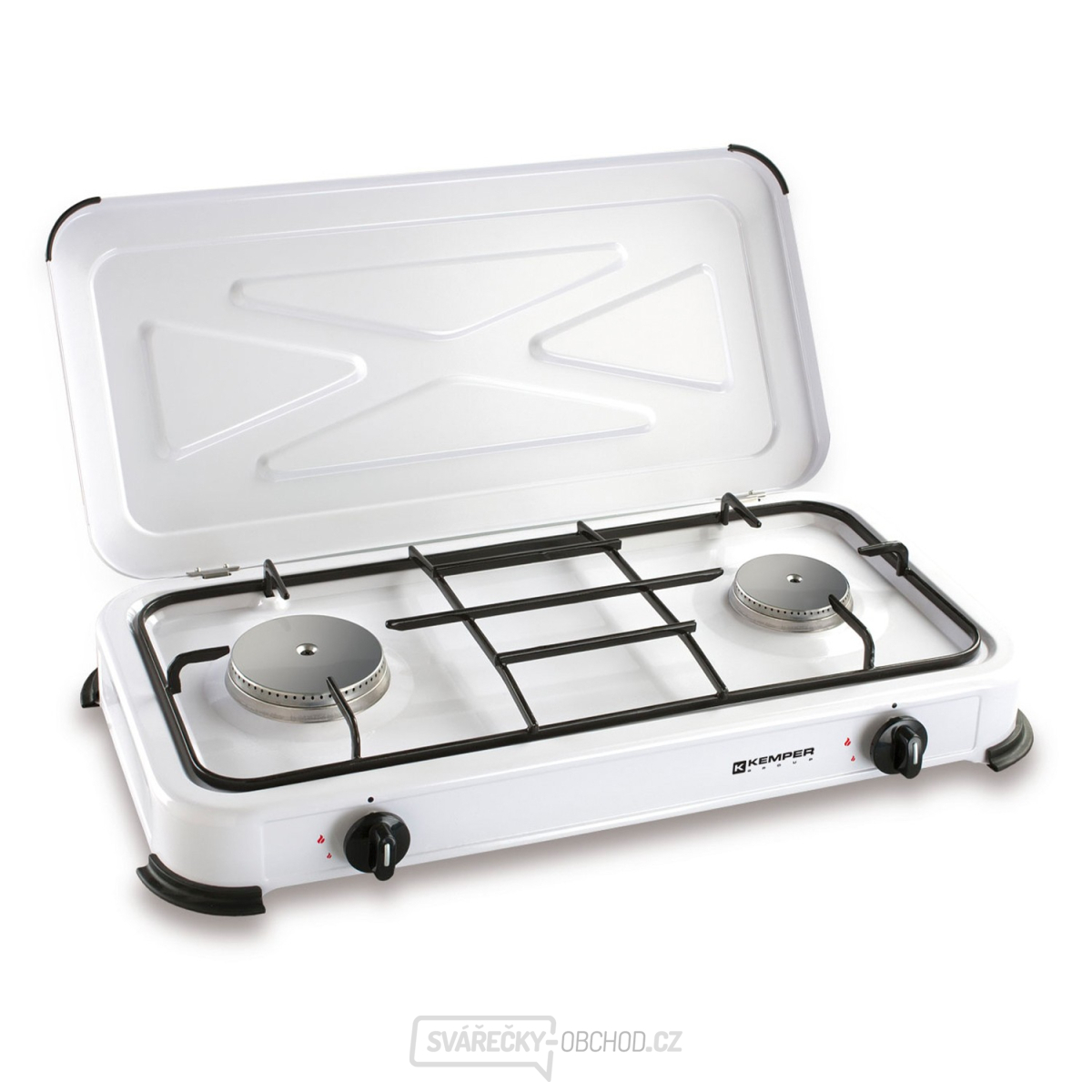 Dvouplotýnkový smaltovaný vařič 2,6 kW