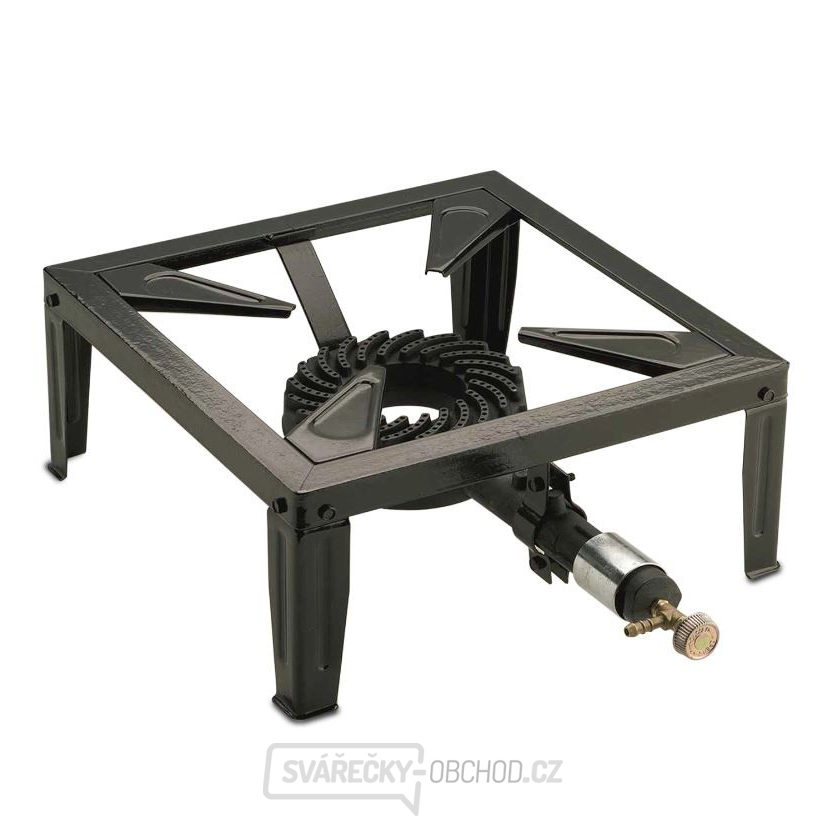 Litinový vařič 7,5 kW,  regulace, PB 30 mbar