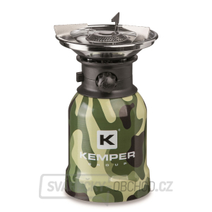 Plynový vařič s piezo-zapalováním Camouflage gallery main image