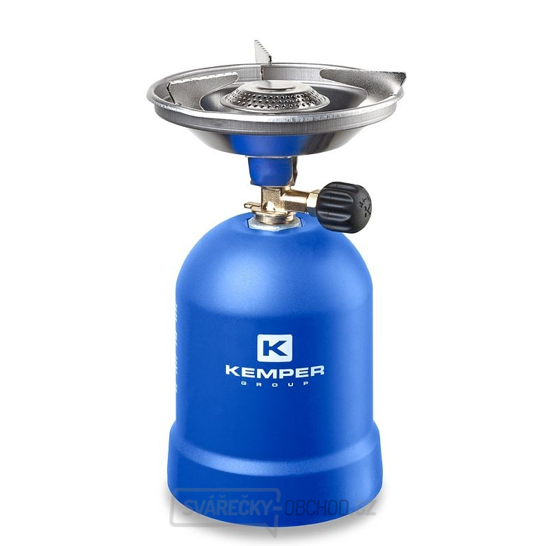 Plynový vařič modrý na propichovací kartuš Plynový vařič modrý na propichovací kartuš gallery main image
