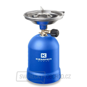 Plynový vařič modrý na propichovací kartuš Plynový vařič modrý na propichovací kartuš gallery main image