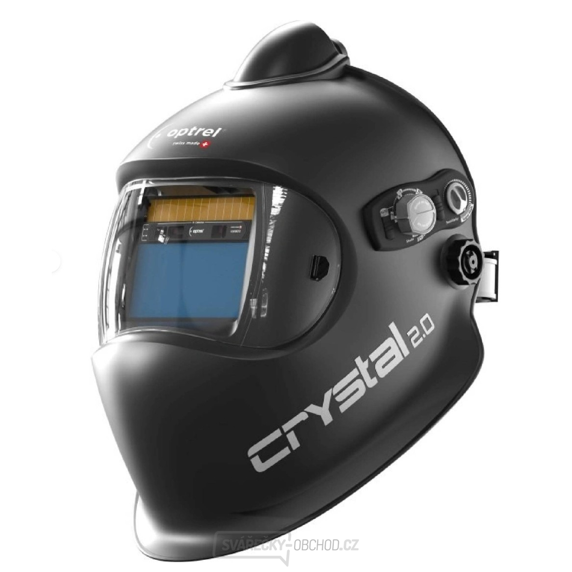 Svářečská kukla s rozvodem vzduchu Crystal 2.0 PAPR (e3000) černá