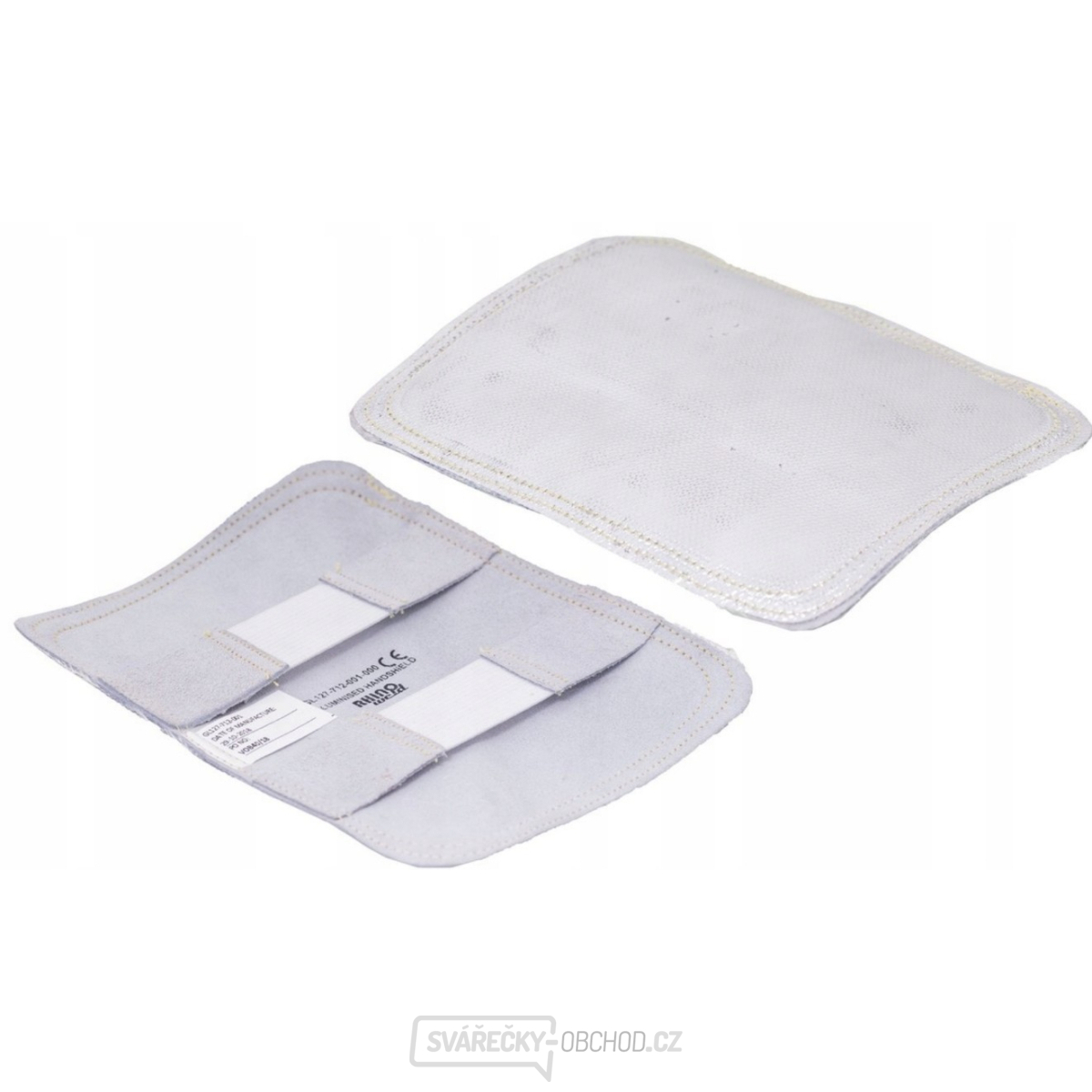 Kožený štít na ruku potažený hliníkovou fólií