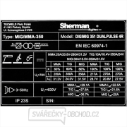 Synergická invertorová svářečka Sherman DIGIMIG 351 DUALPULSE 4R + hořák + kabely Synergická invertorová svářečka Sherman DIGIMIG 351 DUALPULSE 4R + hořák + kabely náhled