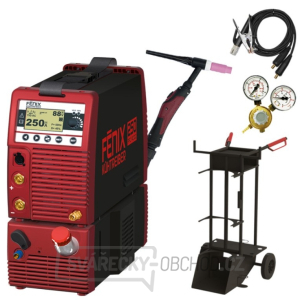 FĒNIX 250 PFC AC/DC + Hořák + Kabely + Ventil + Vozík FĒNIX 250 PFC AC/DC + Hořák + Kabely + Ventil + Vozík gallery main image