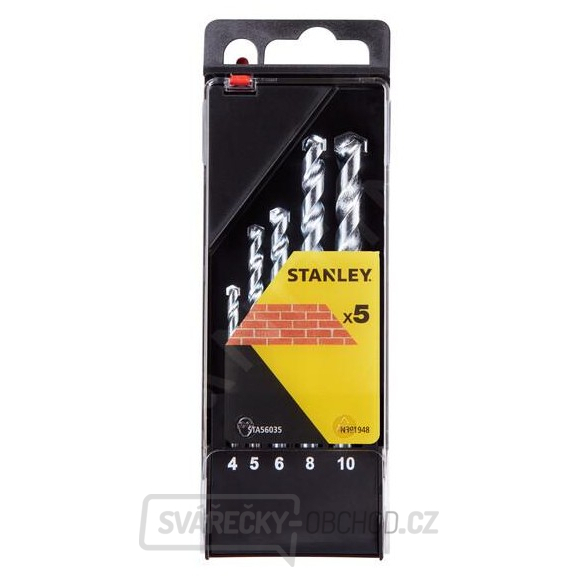 Stanley Příslušenství - 5dílná sada vrtáků do zdiva STA56035