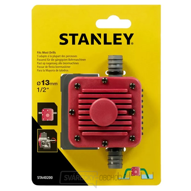 Čerpadlo na vrtačku 1-2" 13 mm, upínací hřídel 6 mm Stanley STA40200