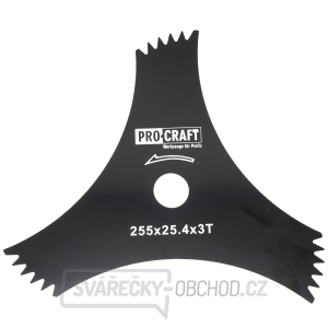 Nůž křovinořezu (D255*25.4) 3T (DRAGON) PROCRAFT | H-3T/D gallery main image