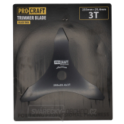 Nůž křovinořezu (D255*25.4) 3T vroubkovaný PROCRAFT | H-3T/Z Náhled