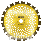 Nůž křovinořezu (kotouč) (D255*25.4) 40Т  (oboustranný) (gold) PROCRAFT | H/P-2/G Nůž křovinořezu (kotouč) (D255*25.4) 40Т  (oboustranný) (gold) PROCRAFT | H/P-2/G gallery main image