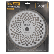 Nůž křovinořezu (kotouč) (D255*25.4) 40T karbid wolframu PROCRAFT | H/P-40T Náhled