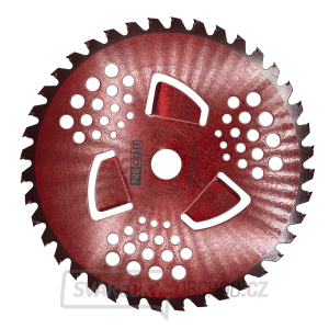 Nůž křovinořezu (kotouč) (D255*25.4) 40T s vnitřními čepelemi pro vysokou trávu (red) PROCRAFT | H/P-3/R Nůž křovinořezu (kotouč) (D255*25.4) 40T s vnitřními čepelemi pro vysokou trávu (red) PROCRAFT | H/P-3/R gallery main image