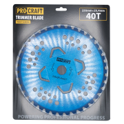 Nůž křovinořezu (kotouč) (D255*25.4) 40T karbid wolframu (blue) PROCRAFT | H/P-3/B Náhled