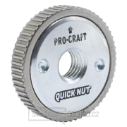 Bruska úhlová Procraft PW1050 + rychloupínací matice, 10x řezný kotouč, 2x lamelový kotouč | SPW1050/RM14 Bruska úhlová Procraft PW1050 + rychloupínací matice, 10x řezný kotouč, 2x lamelový kotouč | SPW1050/RM14 náhled