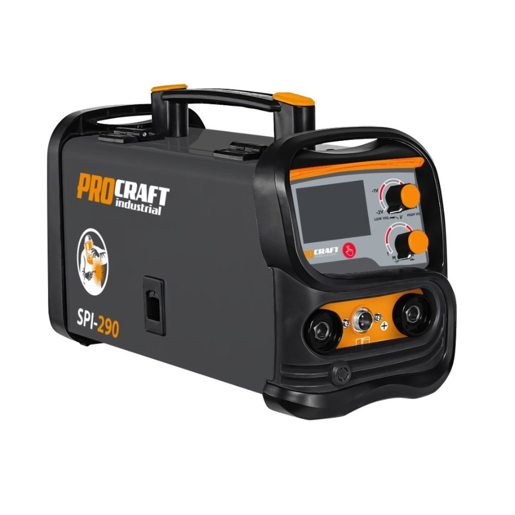 Kombinovaná invertorová svářečka Co Flux = trubičkový drát, MMA, TIG lift Procraft SPI-290 | SPI-290 SPI-290