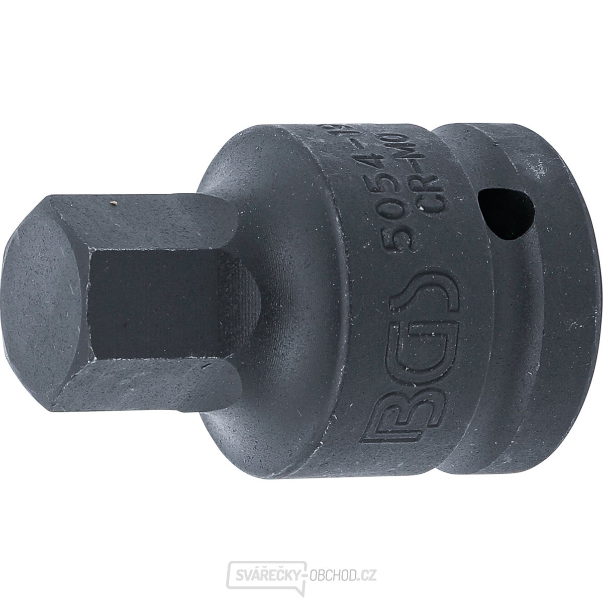 Silová nástrčná hlavice BGS 5054-19 | délka 55 mm | 20 mm (3/4") | vnitřní šestihran 19 mm