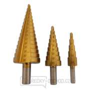 Sada stupňovitých vrtáků - 3 ks Sada stupňovitých vrtáků - 3 ks gallery main image