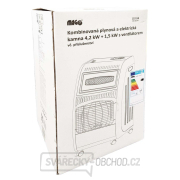 Kombinovaná plynová 4,2kW a elektrická 1,5 kW kamna MAGG s ventilátorem náhled
