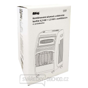 Kombinovaná plynová 4,2kW a elektrická 1,5 kW kamna MAGG s ventilátorem náhled