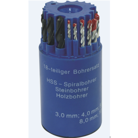 PTG Sada vrtáků v combi boxu, 18 dílů 380109518.10