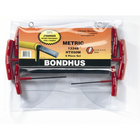 BONDHUS Sada T-klíče HTX60M 2mm-6mm 13348.01