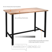 Dílenský stůl P 1200 S Black Line Náhled