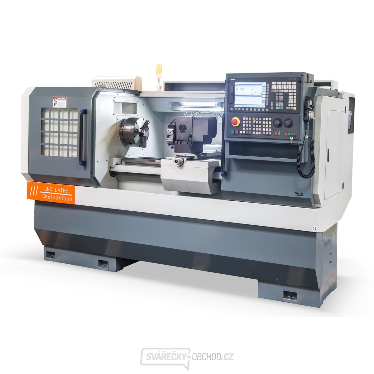 CNC soustruh Numco CK 6140 × 1000 s manuálním sklíčidlem