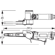 Pneumatická pásová bruska HAZET 9033 N-4 Náhled