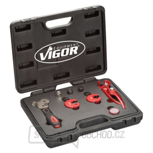 Sada nástrojů pro vylisování lemu na brzdových trubičkách VIGOR V5513 Sada nástrojů pro vylisování lemu na brzdových trubičkách VIGOR V5513 gallery main image