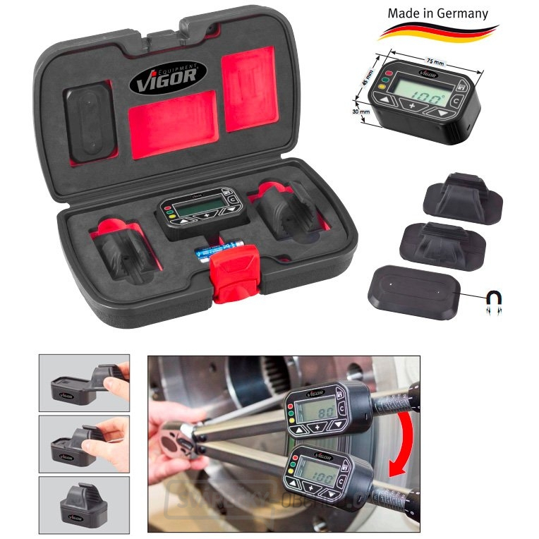 Digitální přístroj pro měření utahovacího úhlu VIGOR V2795