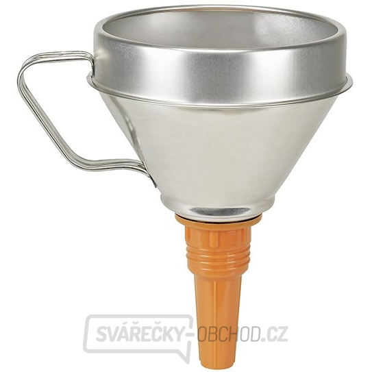 Kovový trychtýř s plastovým nástavcem PRESSOL 02 344
