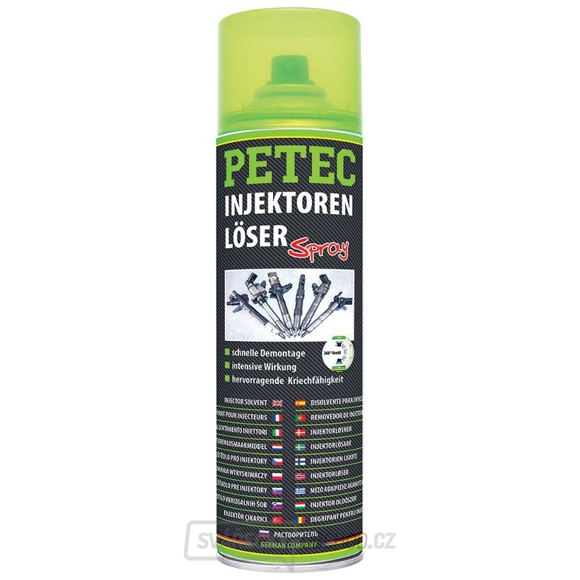 PETEC 70160 Uvolňovač vstřikovačů
