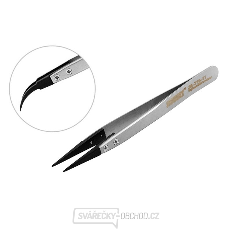 Pinzeta s výměnnými čelistmi JM-T10-11