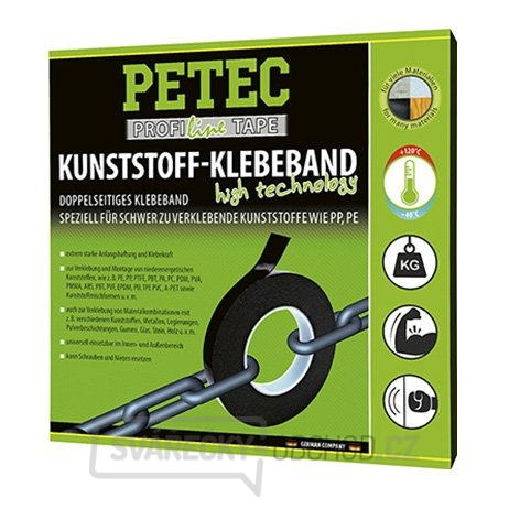 PETEC 87210 Lepicí páska na plasty