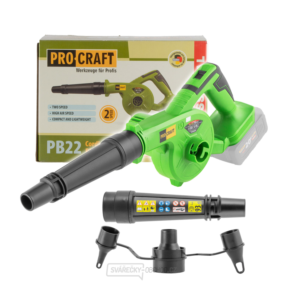 Aku fukar Procraft PB22 (bez baterie a nabíječky) | PB22bb