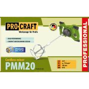 Aku míchadlo stavebních směsí Procraft PMM20 (bez baterie a nabíječky) | PMM20 náhled