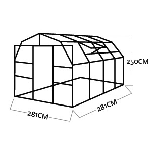 Skleník KOMFORT TITAN 8000 STRONG - 22 Náhled