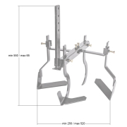 Nastavitelná plečka / rádlo pro kultivátor Hahn & Sohn Cedrus GL06 Náhled