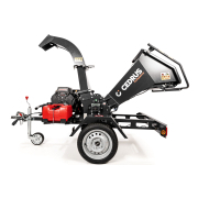 Hahn & Sohn Cedrus R13 – profesionální přívěsný drtič větví s benzínovým motorem Loncin 18 kW Náhled
