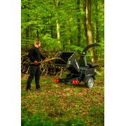 Hahn & Sohn Cedrus R13 – profesionální přívěsný drtič větví s benzínovým motorem Loncin 18 kW náhled