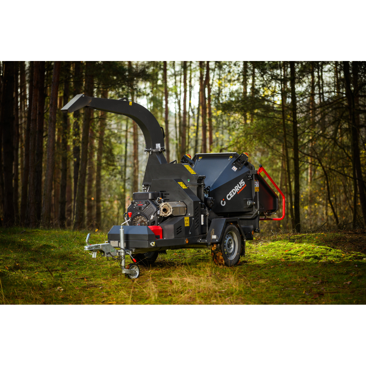 Hahn & Sohn Cedrus RBD16 – profesionální bubnový drtič větví s hydraulickým podavačem a přívěsem kategorie B Náhled