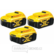 DeWALT DCB184P3 18V startovací sada 3 akumulátorů 5Ah gallery main image