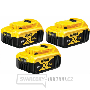 DeWALT DCB184P3 18V startovací sada 3 akumulátorů 5Ah gallery main image