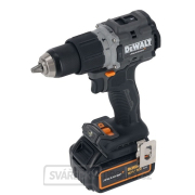 DeWALT Příklepová vrtačka DEWALT x McLaren F1 Team 18V XR s bezuhlíkovým motorem – 2 × 4 Ah baterie+nabíječka Náhled