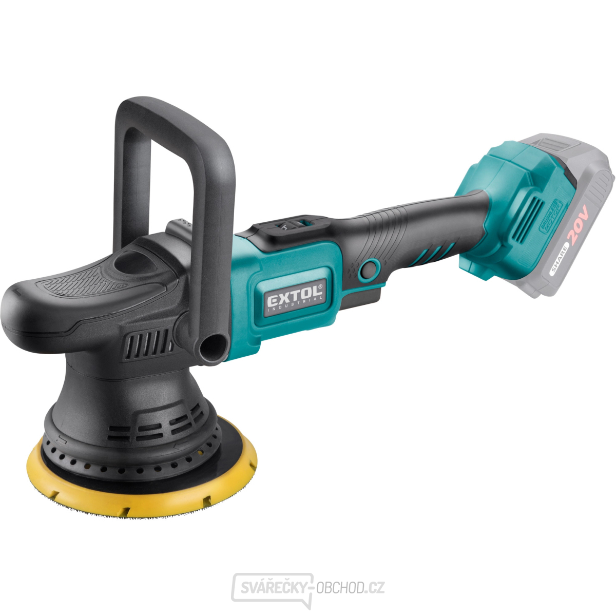 leštička orbitální aku SHARE20V, 150mm, BRUSHLESS, 2Ah